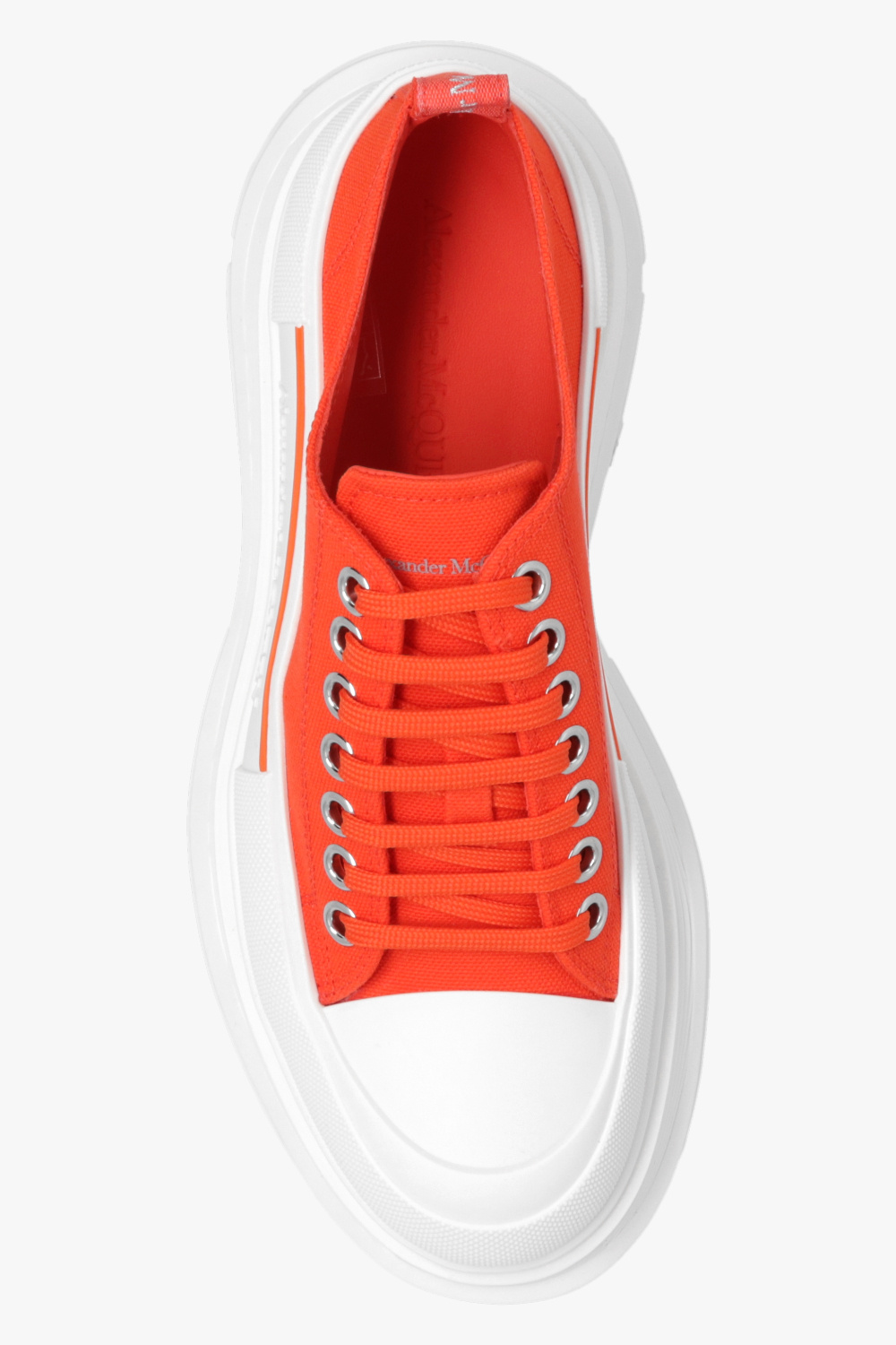 Alexander mcqueen deals orange shoes